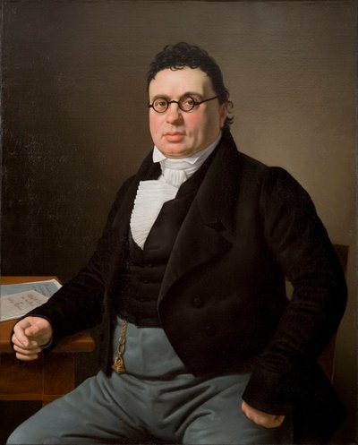 商人ジョセフ・ラファエルの肖像 作： Christoffer Wilhelm Eckersberg